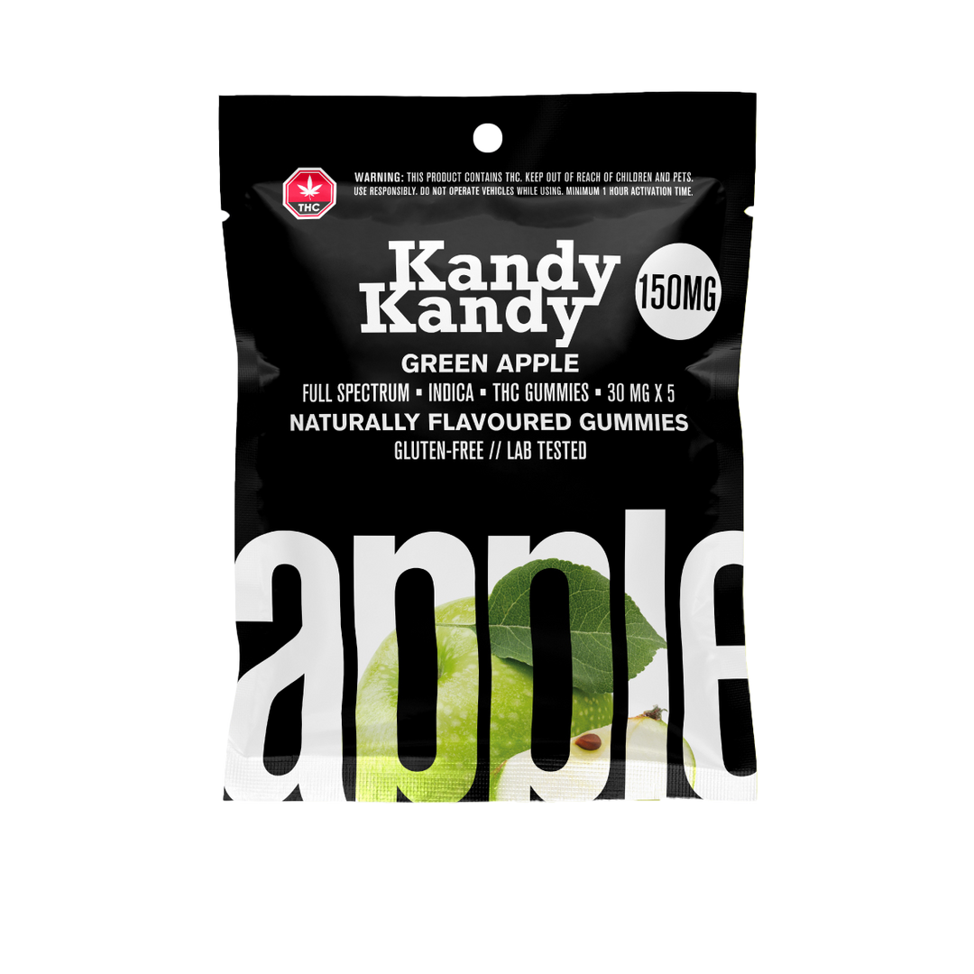 GOMMES VÉGÉTALES KANDY KANDY À SPECTRE COMPLET DE THC | ALIMENTS 150 MG 