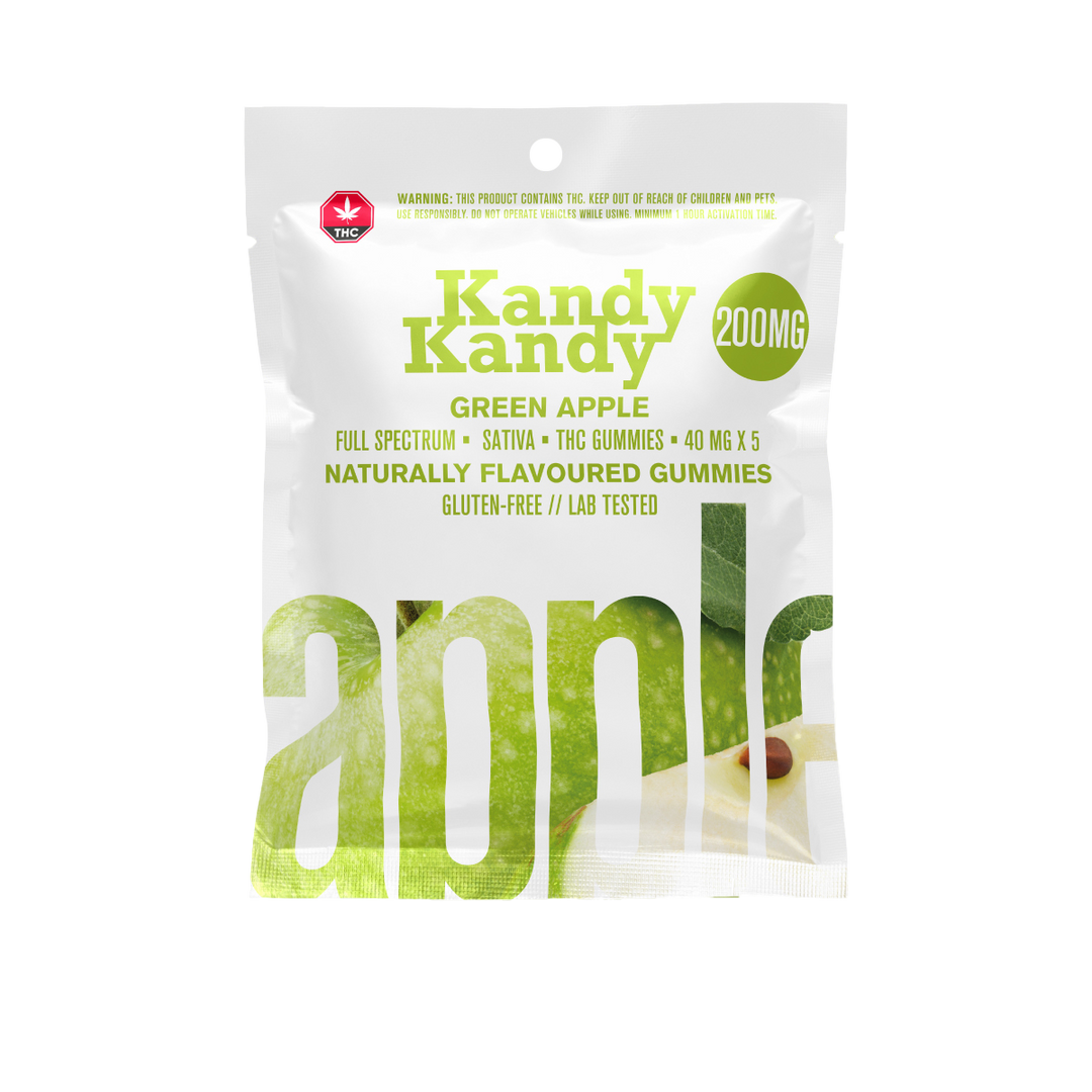 GOMMES VÉGÉTALES KANDY KANDY À SPECTRE COMPLET DE THC | PRODUITS COMESTIBLES 200 MG 