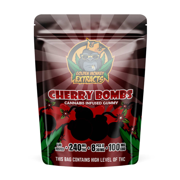 GOMMES AUX EXTRAITS DE SINGE DORÉ AU THC+CBD | ALIMENTS 240 MG 