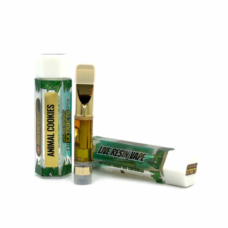 GOLDEN MONKEY EXTRACTS THC 510 LIVE RESIN VAPE CART | 1G