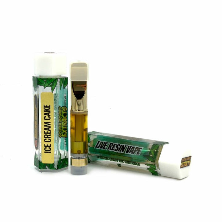 GOLDEN MONKEY EXTRAITS THC 510 LIVE RESINE VAPE CART | 1G