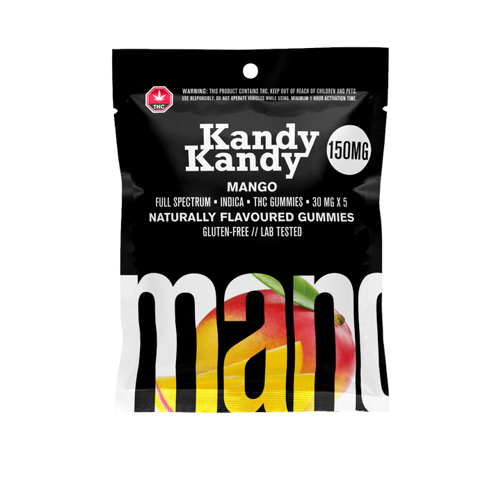 GOMMES VÉGÉTALES KANDY KANDY À SPECTRE COMPLET DE THC | ALIMENTS 150 MG 