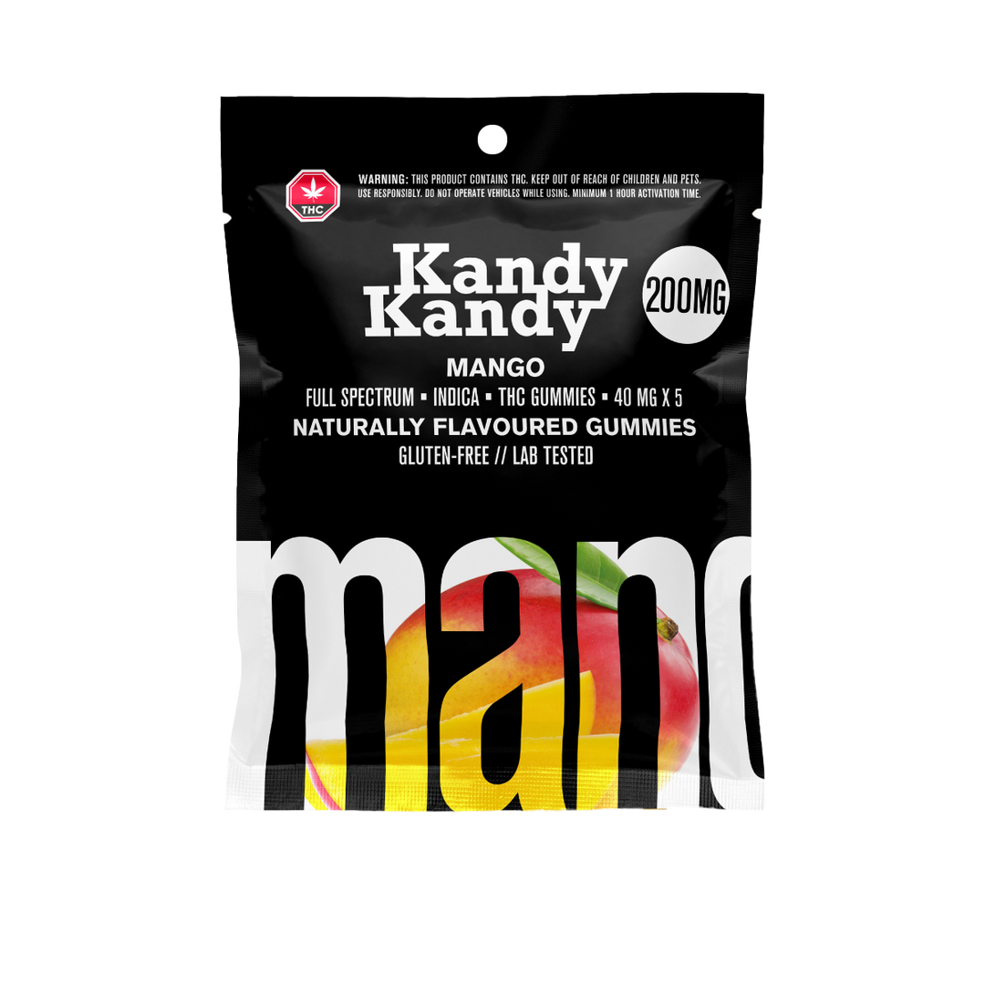 GOMMES VÉGÉTALES KANDY KANDY À SPECTRE COMPLET DE THC | PRODUITS COMESTIBLES 200 MG 