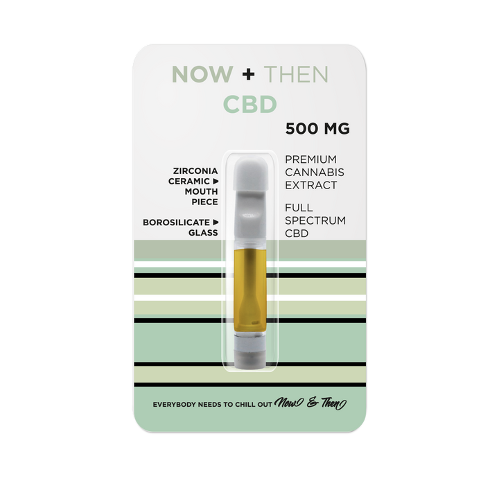 NOW + THEN FULL SPECTRUM CBD 510 VAPE CART | 500MG