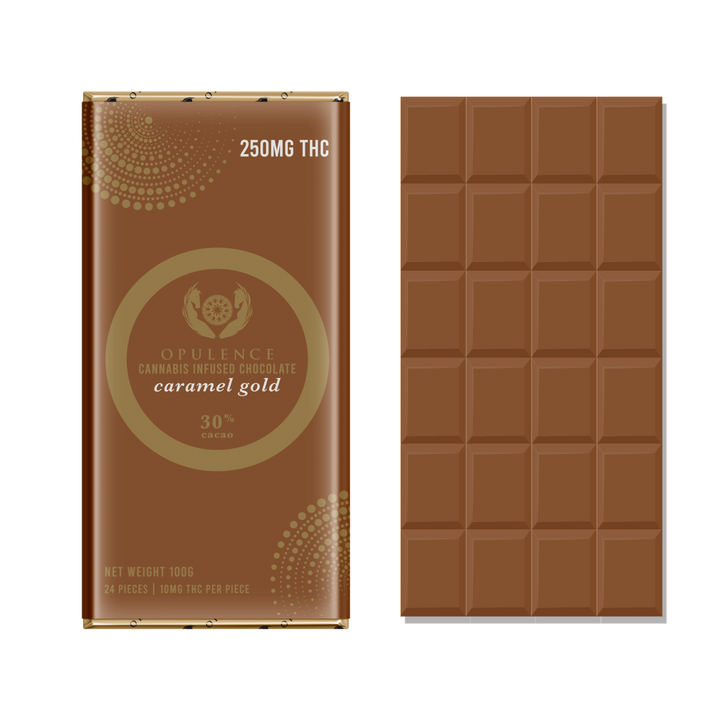 OPULENCE THC CHOCOLATE BARS | 250MG EDIBLES