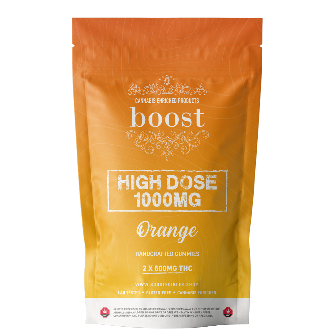 BOOST GOMMES À HAUTE DOSE DE THC | ALIMENTS 1000MG 