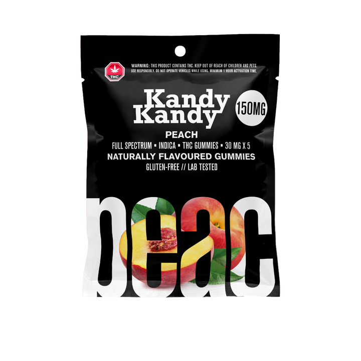 GOMMES VÉGÉTALES KANDY KANDY À SPECTRE COMPLET DE THC | ALIMENTS 150 MG 