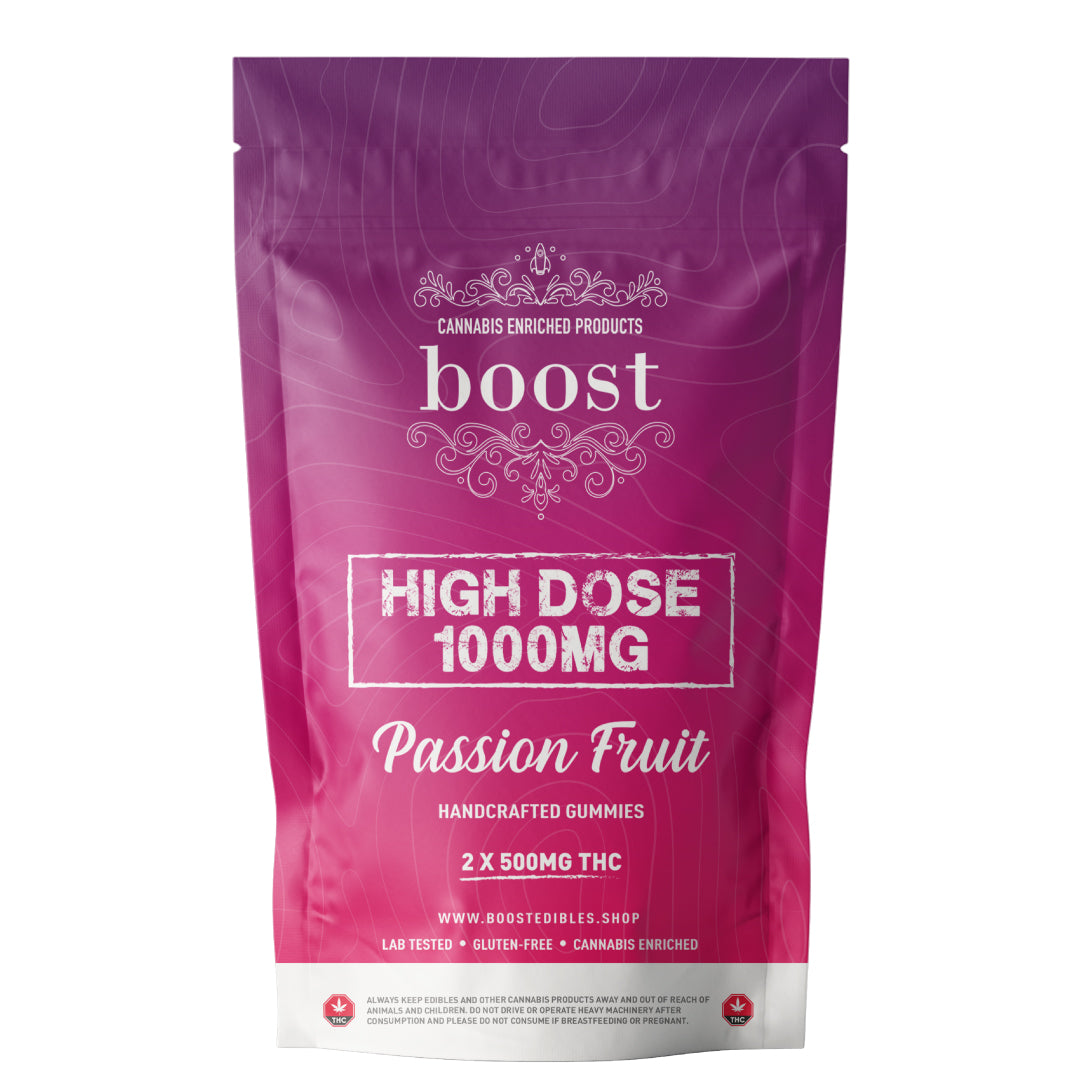 BOOST GOMMES À HAUTE DOSE DE THC | ALIMENTS 1000MG 