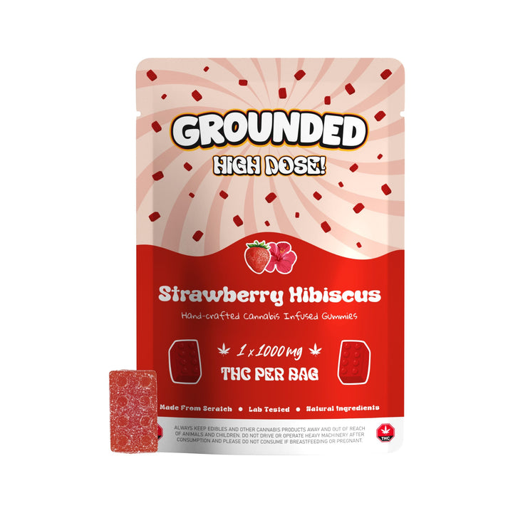 GROUNDED HIGH DOSE THC BRICKS | 1000MG EDIBLES