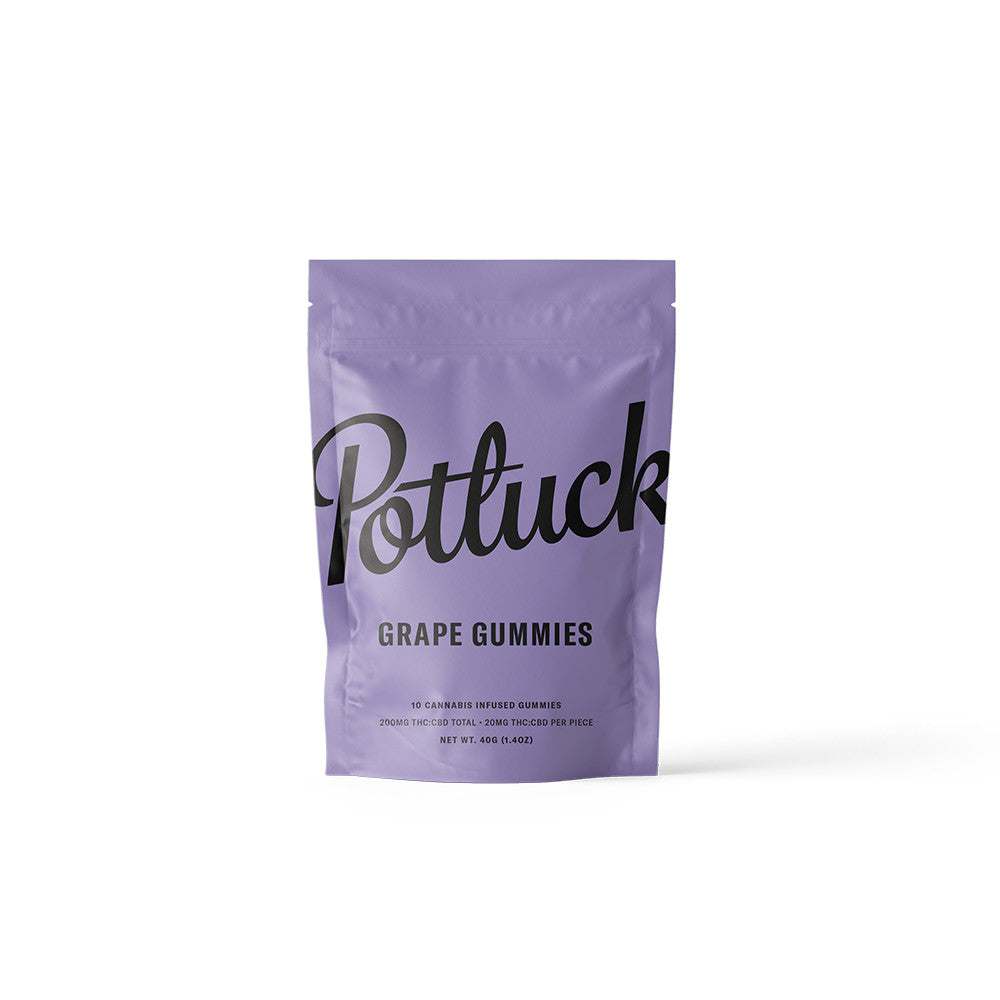 POTLUCK THC+CBD 1:1 GUMMIES | 200MG EDIBLES