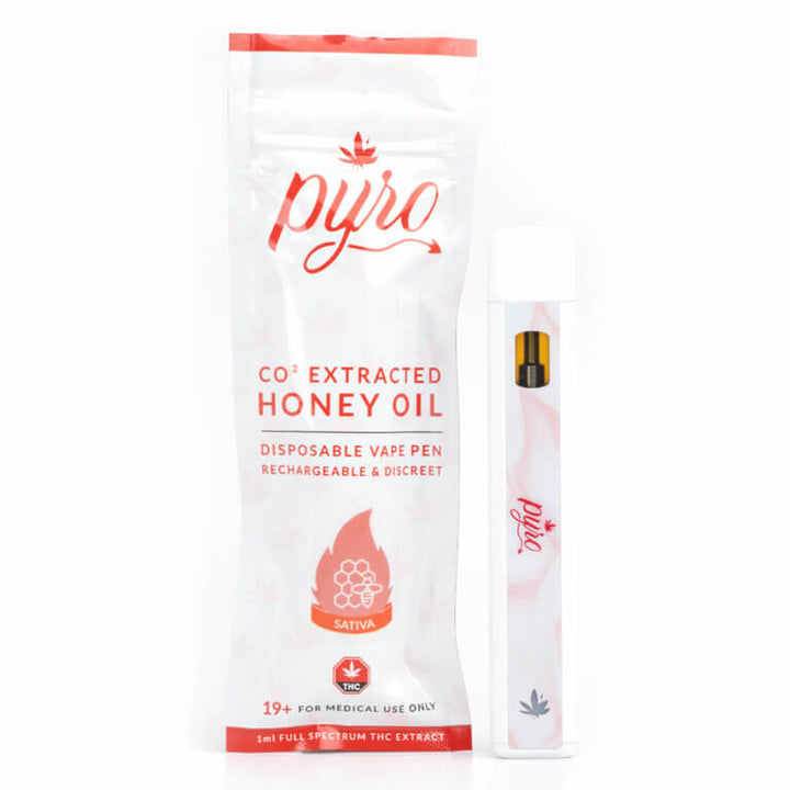 PYRO EXTRACTS THC HONEY OIL DISPOSABLE VAPE PEN | 1G