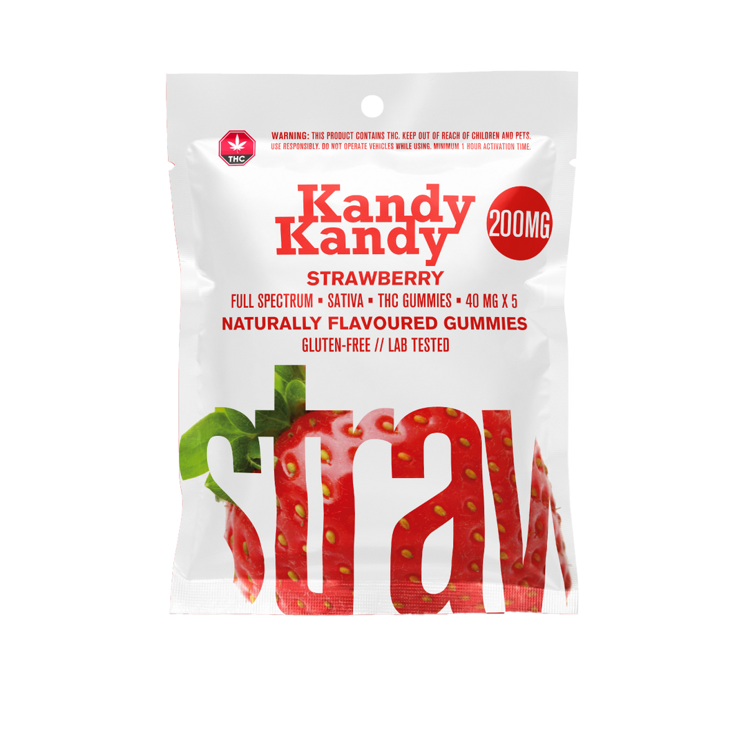 GOMMES VÉGÉTALES KANDY KANDY À SPECTRE COMPLET DE THC | PRODUITS COMESTIBLES 200 MG 