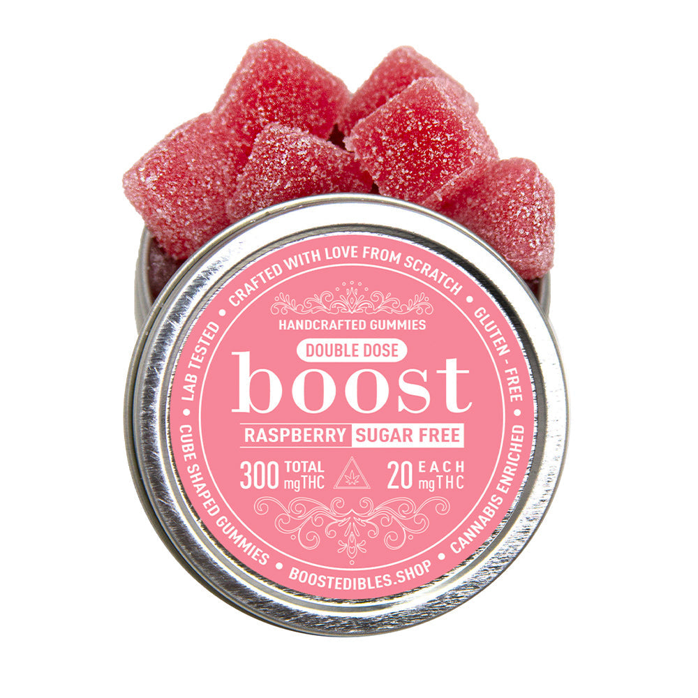 BOOST GOMMES AU THC SANS SUCRE | 300 MG COMESTIBLES 