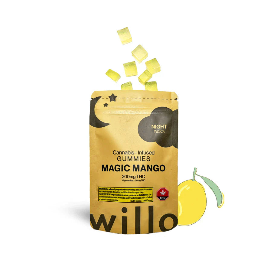 GOMMES JOUR ET NUIT AU THC WILLO | ALIMENTS 200 MG