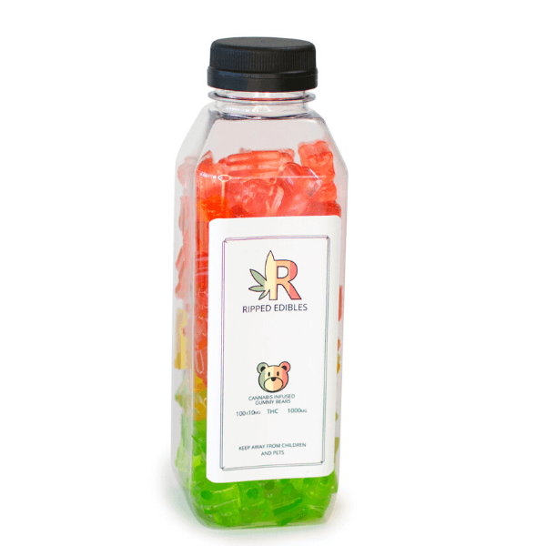 GUMMIES EN VRAC AU THC DÉCHIRÉ | ALIMENTS 1000 MG 