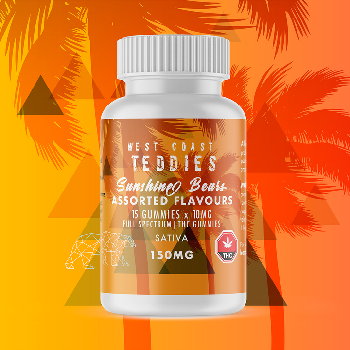 OURS EN TEDDY DE LA CÔTE OUEST, GOMMES AU THC | ALIMENTS 150 MG 