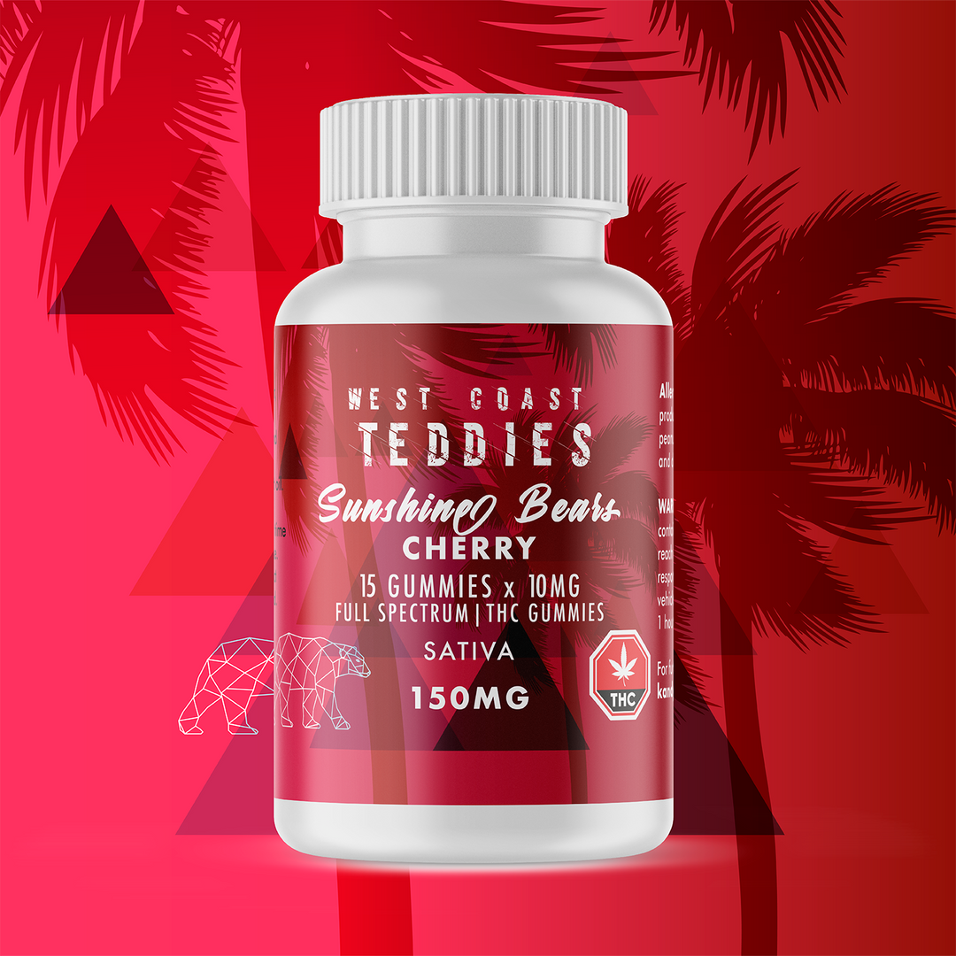 OURS EN TEDDY DE LA CÔTE OUEST, GOMMES AU THC | ALIMENTS 150 MG 