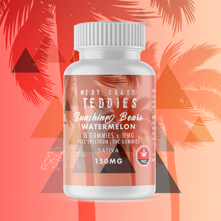 OURS EN TEDDY DE LA CÔTE OUEST, GOMMES AU THC | ALIMENTS 150 MG 