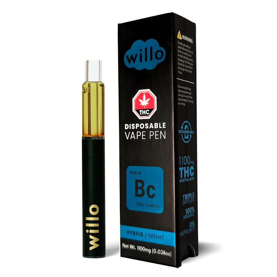 STYLO VAPE JETABLE AU THC WILLO | 1,1 G