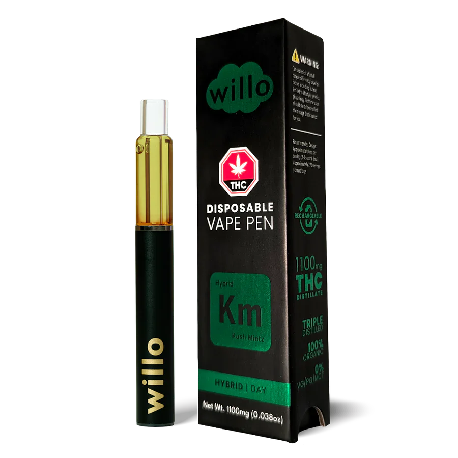 STYLO VAPE JETABLE AU THC WILLO | 1,1 G