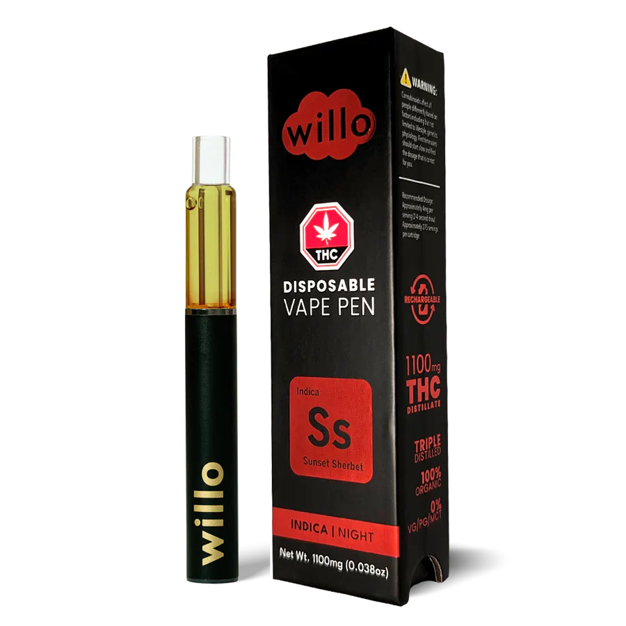 WILLO THC DISPOSABLE VAPE PEN | 1.1G