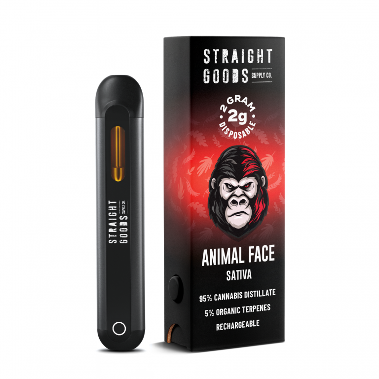 STRAIGHT GOODS THC DISPOSABLE VAPE PEN | 2G