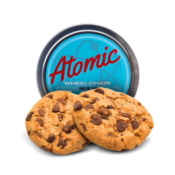 ATOMIC WHEELCHAIR THC CHOCOATE CHIP COOKIES | 500MG EDIBLES