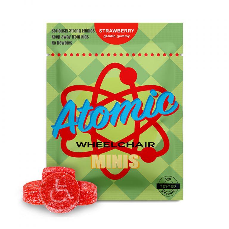 ATOMIC WHEELCHAIR MINI THC GUMMIES | 400MG EDIBLES