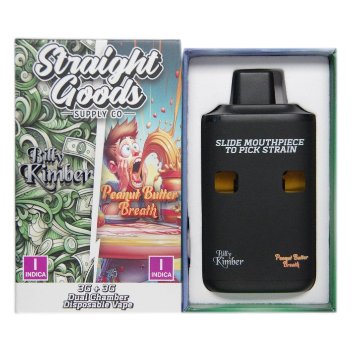 STYLO VAPE JETABLE À DOUBLE CHAMBRE AU THC STRAIGHT GOODS | 6G