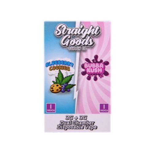 STRAIGHT GOODS THC DUAL CHAMBER DISPOSABLE VAPE PEN | 6G