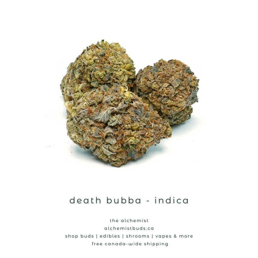 shop alchemistbuds.ca for best price on death bubba strain