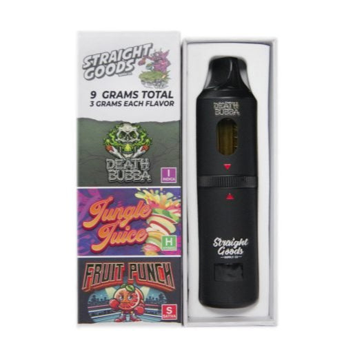 STYLO VAPE JETABLE À TRIPLE CHAMBRE AU THC STRAIGHT GOODS | 9G