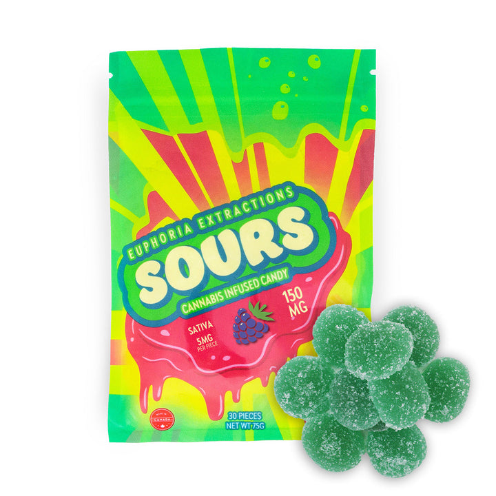 EUPHORIA EXTRACTIONS THC SOUR GUMMIES | 150MG EDIBLES