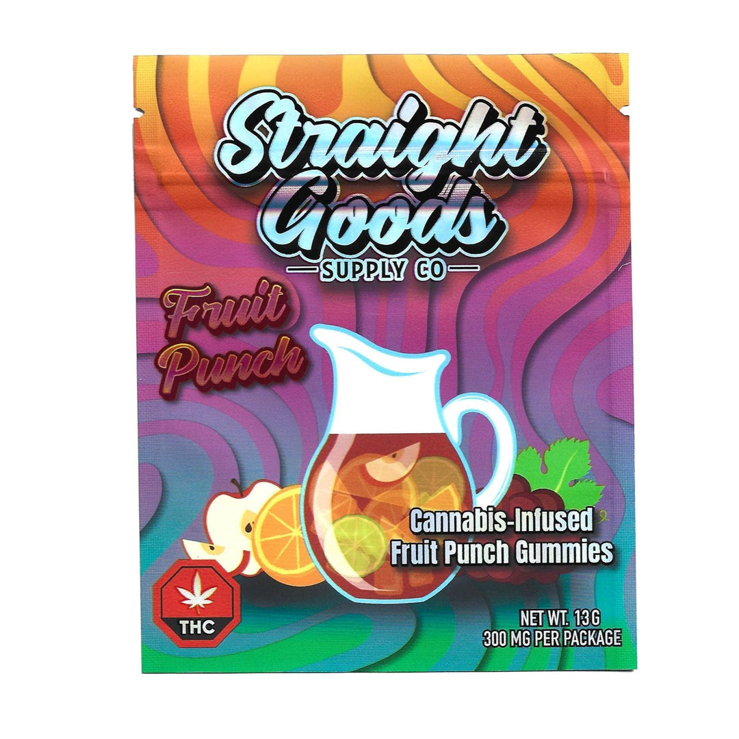 STRAIGHT GOODS THC GUMMIES | 300MG EDIBLES