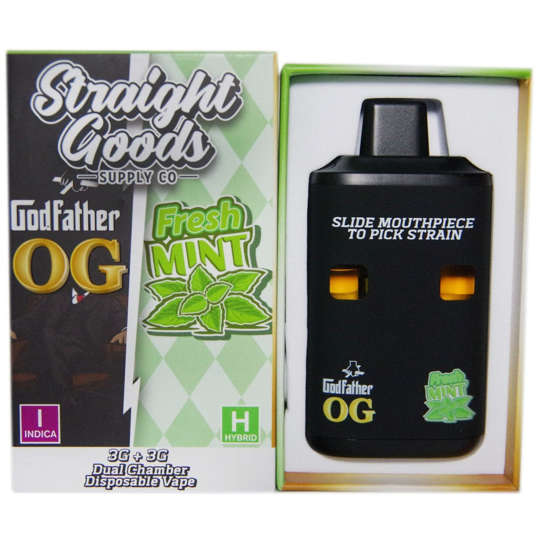 STYLO VAPE JETABLE À DOUBLE CHAMBRE AU THC STRAIGHT GOODS | 6G