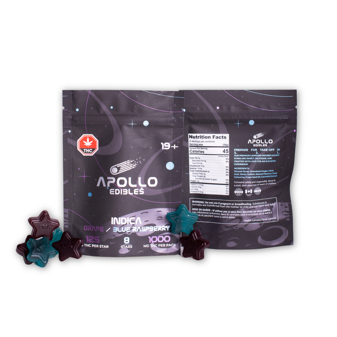 APOLLO EDIBLES THC GUMMIES | 1000MG EDIBLES