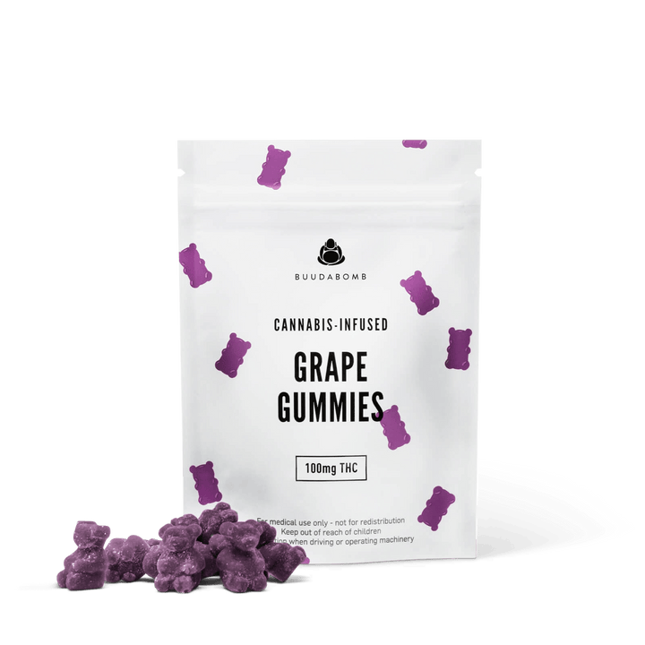 GOMMES BUUDABOMB THC EN MARQUE BLANCHE | ALIMENTS 100 MG 