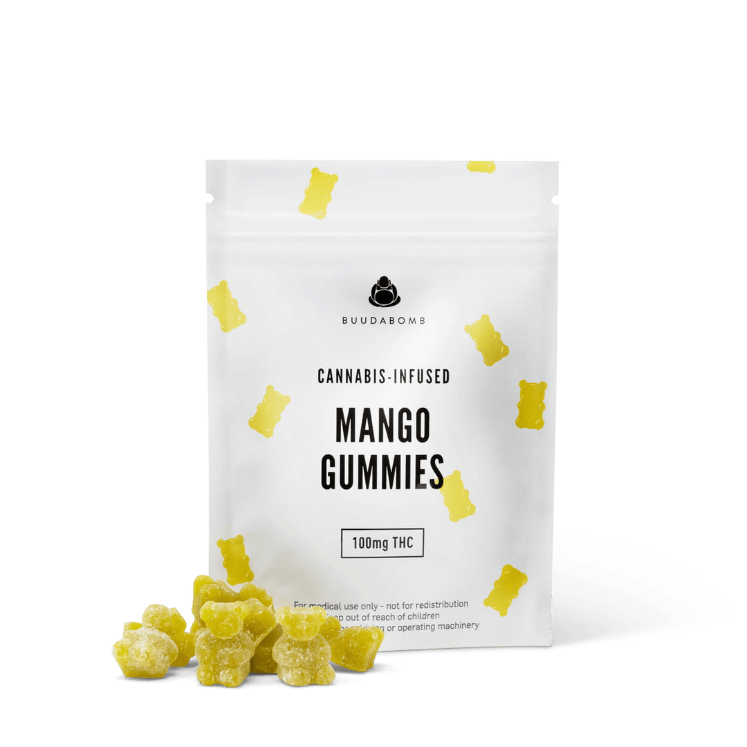 GOMMES BUUDABOMB THC EN MARQUE BLANCHE | ALIMENTS 100 MG 