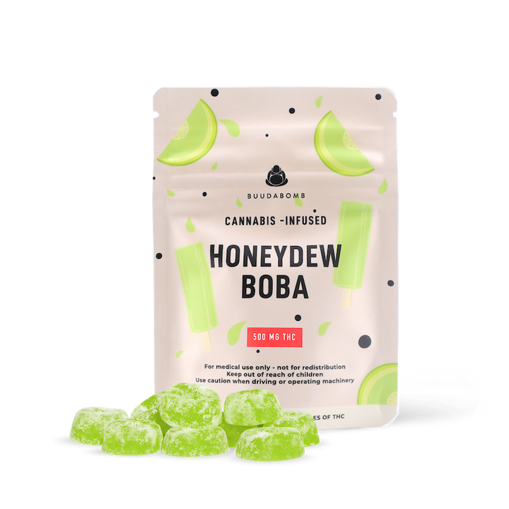 GOMMES BUUDABOMB THC RED LABEL | ALIMENTS 500 MG 