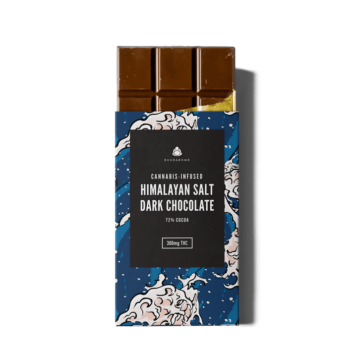 BUUDABOMB CHOCOLAT VÉGÉTALIEN BLACK LABEL AU THC | ALIMENTS 300 MG 