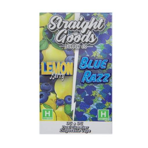 STRAIGHT GOODS THC DUAL CHAMBER DISPOSABLE VAPE PEN | 6G