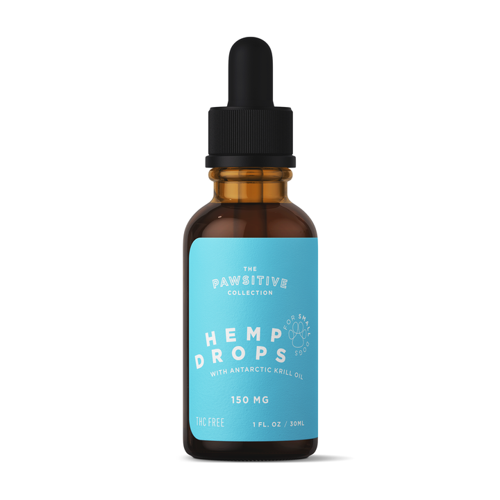PAWSITIVE PET ISOLATE HEMP DROPS 0-30LBS - 150MG CBD