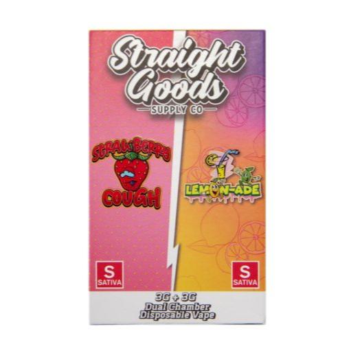 STYLO VAPE JETABLE À DOUBLE CHAMBRE AU THC STRAIGHT GOODS | 6G