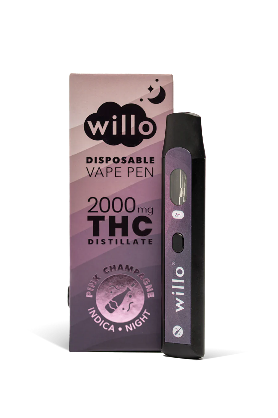 STYLO VAPE JETABLE AU THC WILLO | 2G