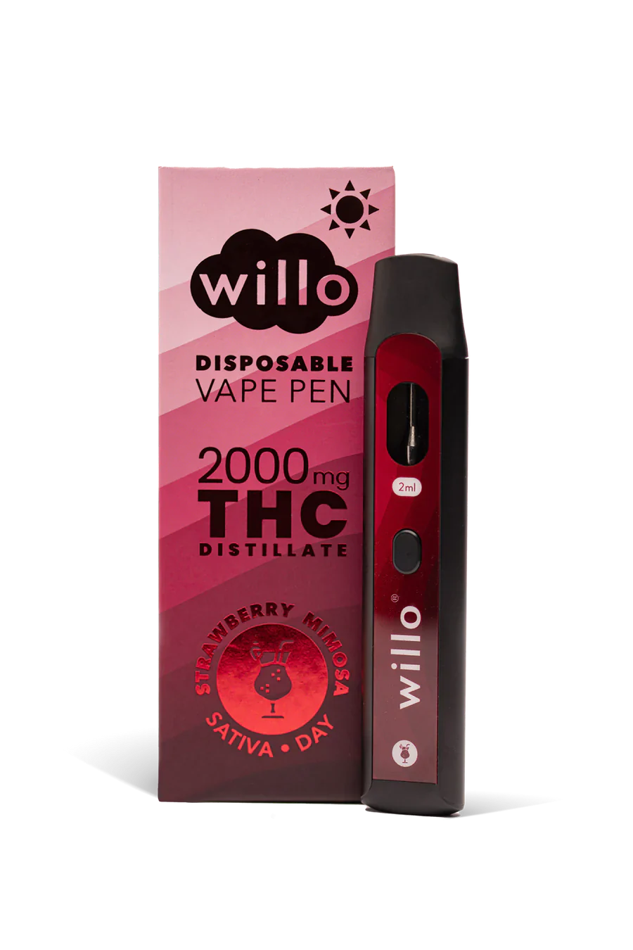 WILLO THC DISPOSABLE VAPE PEN | 2G